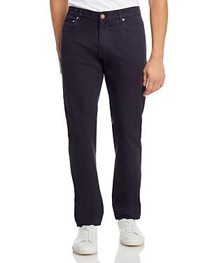 Pt Torino Garment Dyed Stretch Cotton Slim Fit 5 Pocket Pants Product Image