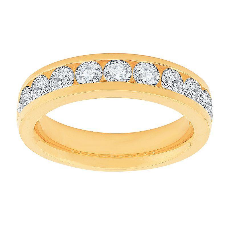 Diamond Medley 14k Yellow Gold 1 1/2 Carat T.W. Lab-Grown Diamond Ring, Womens 14k Gold Product Image