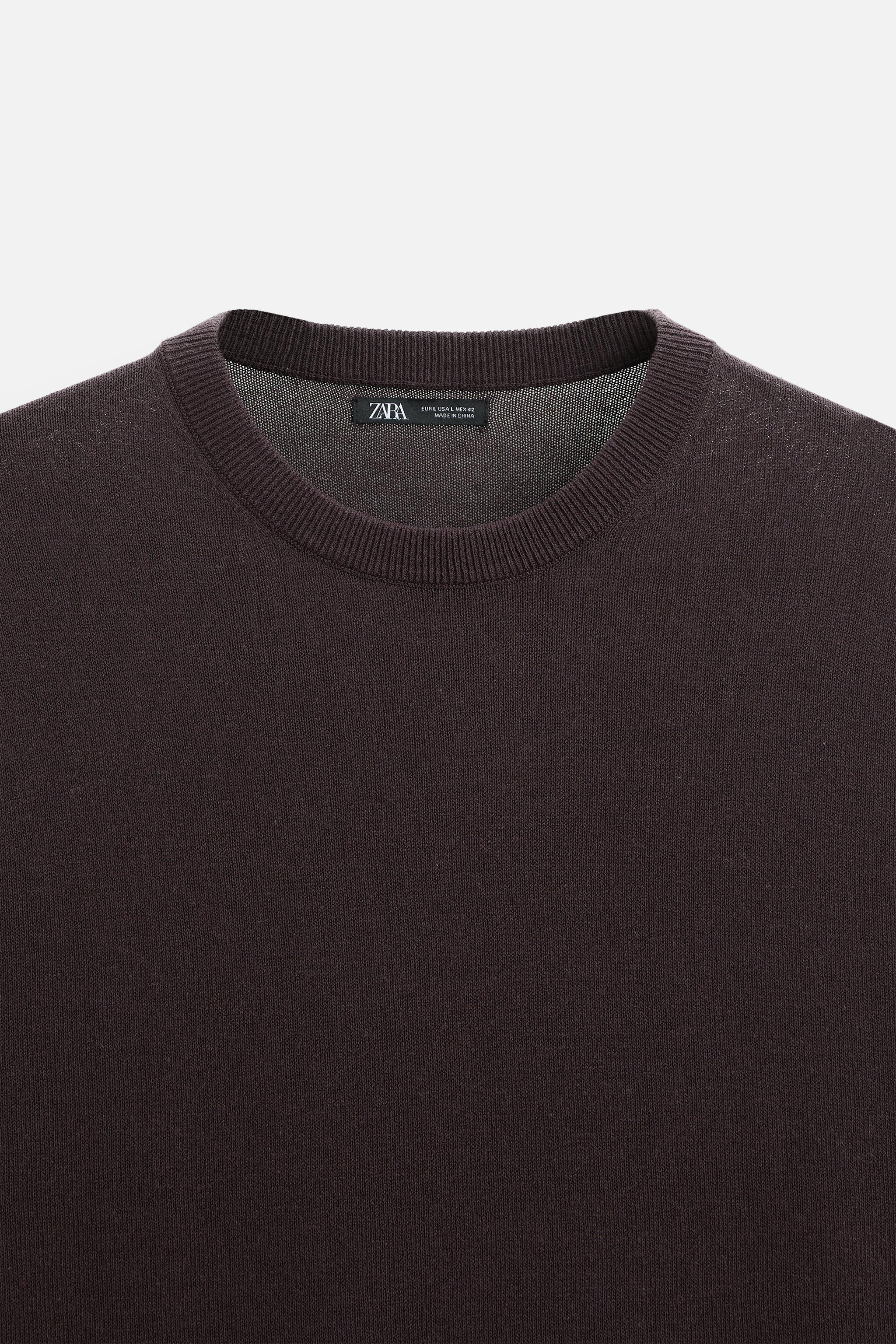 LYOCELL - LINEN KNIT T-SHIRT Product Image