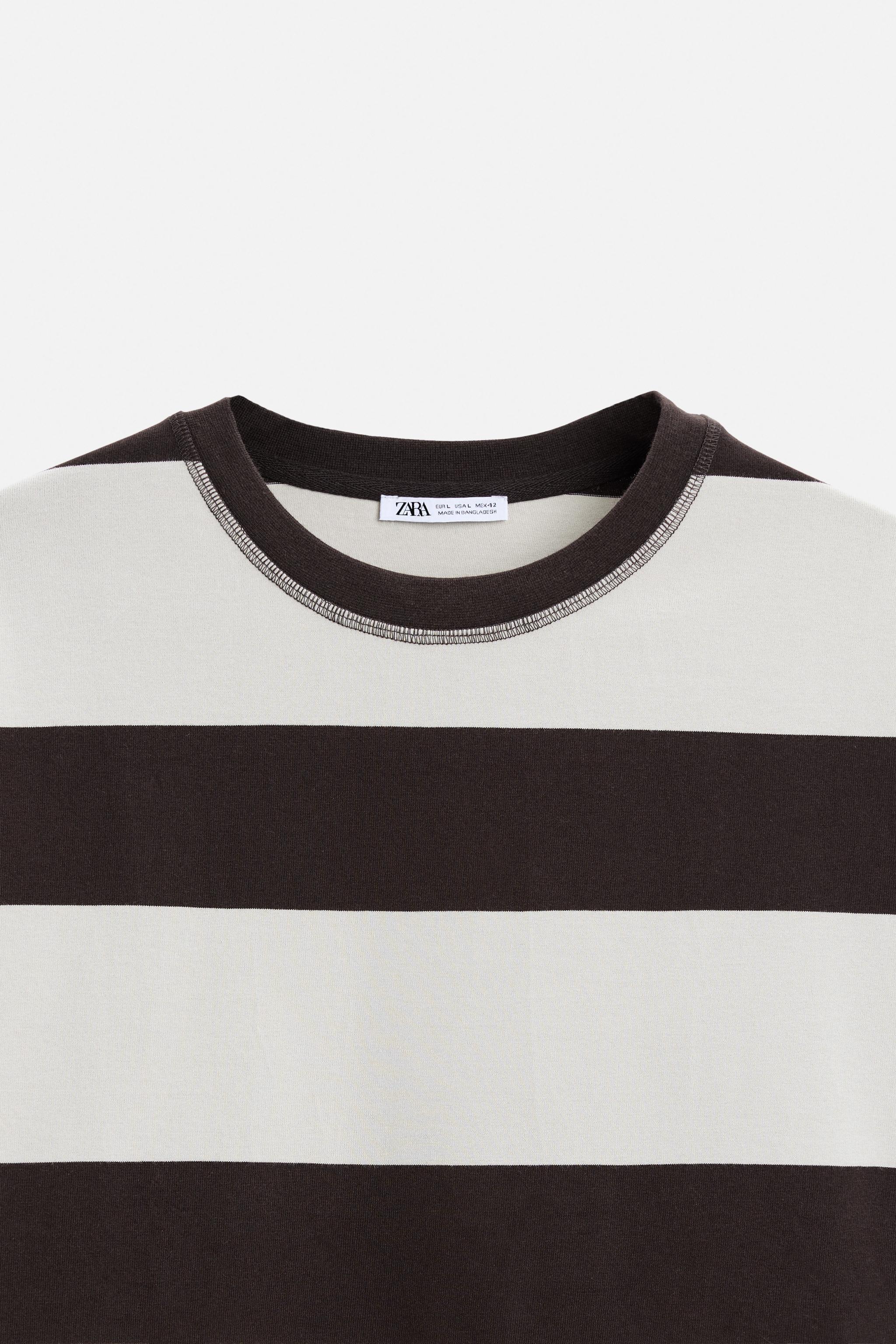 STRIPED JACQUARD T-SHIRT Product Image