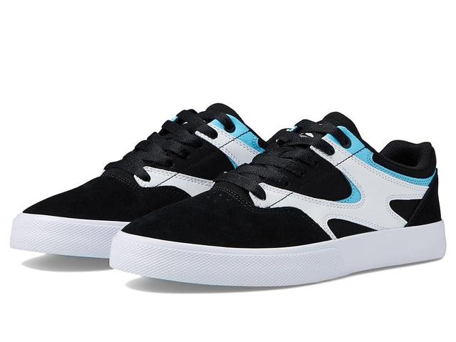 DC Kalis Vulc White/Blue) Men's Shoes Product Image