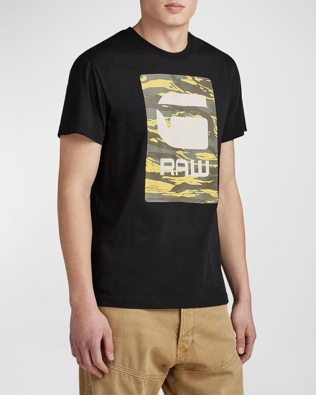 Mens Camo Box Graphic T-Shirt Product Image