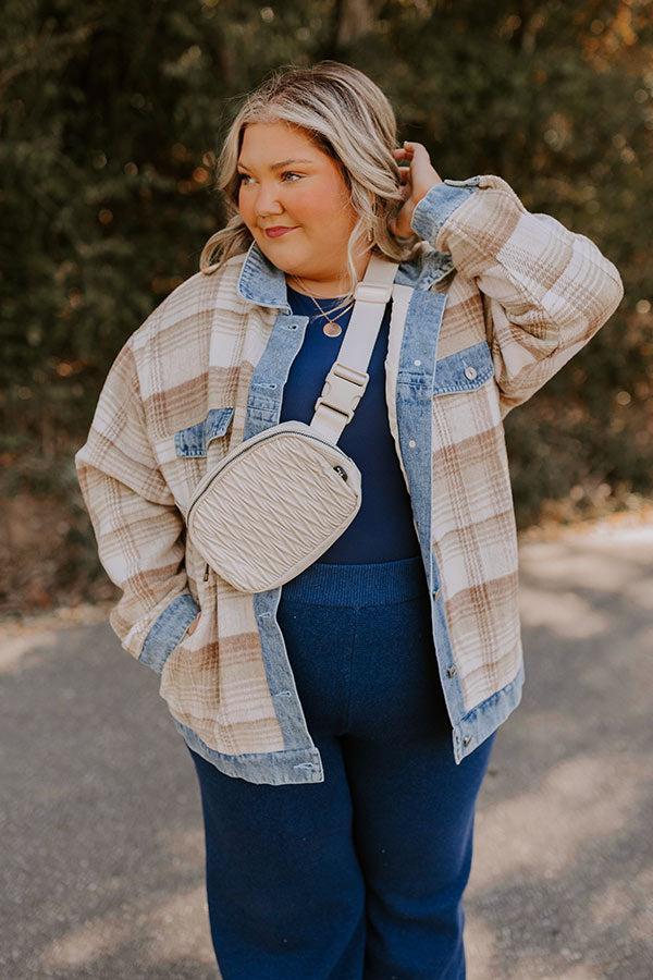 The Isabelle Plaid Jacket Curves Product Image