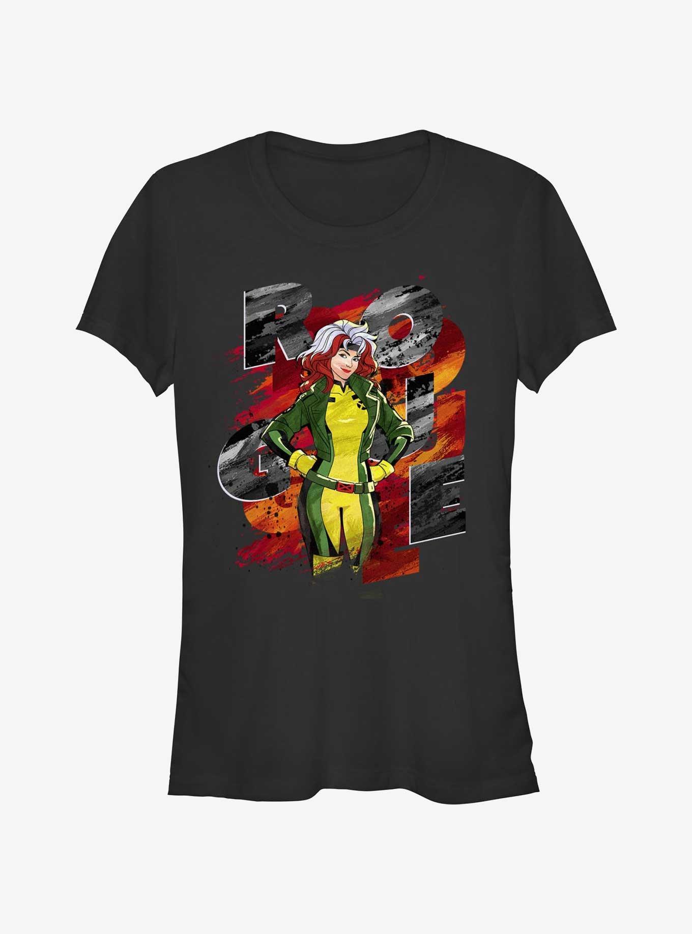 X-Men Rogue Splatter Wall Girls T-Shirt Product Image