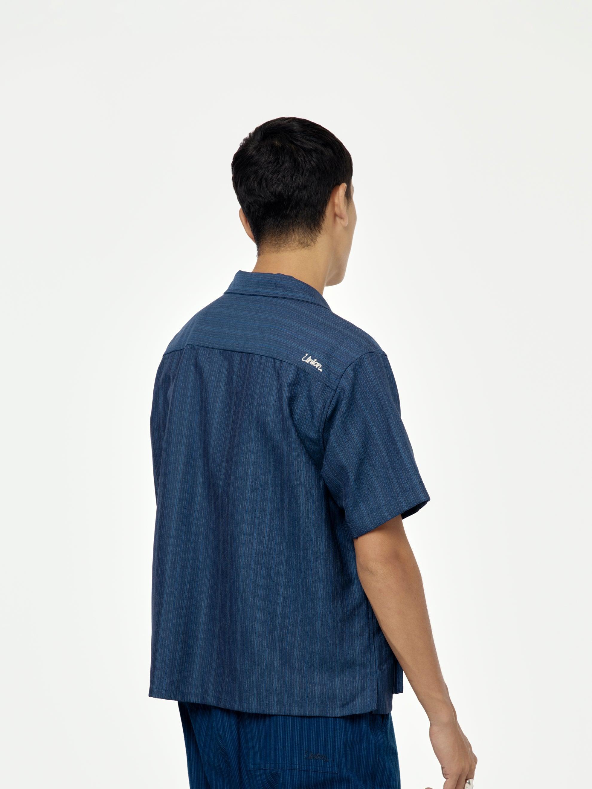 Yuge Fabric Langford Shirt (Navy) Product Image