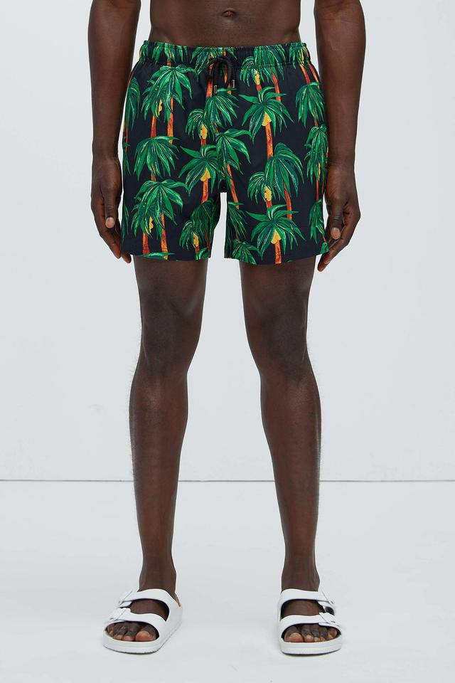 Aria Palm Swim Trunks - Multi Color Product Image