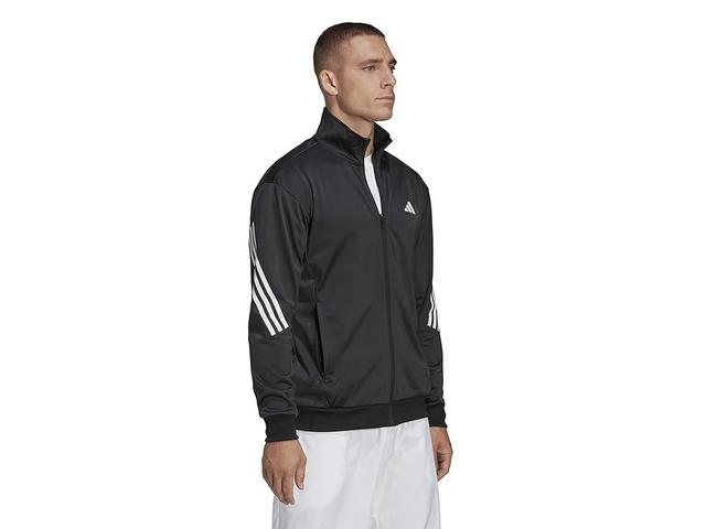 adidas 3-Stripes Knit Tennis Jacket Men's Clothing Product Image