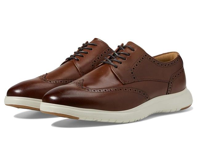 Florsheim Dash Wing Tip Sneaker Sole Oxford Smooth Leather/White Sole) Men's Shoes Product Image