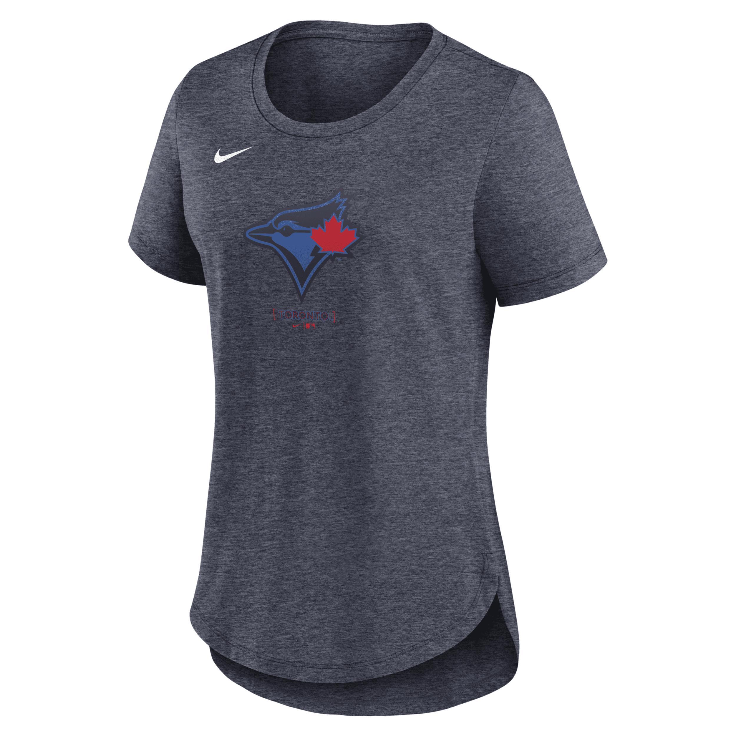 Womens Nike Heather Royal Buffalo Bills Local Fashion Tri-Blend T-Shirt Product Image