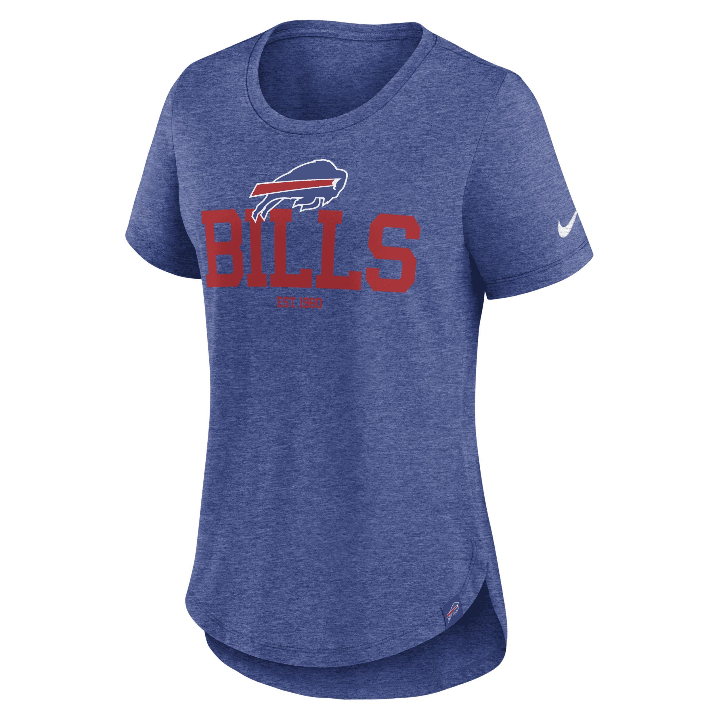 Womens Nike Heather Houston Astros 2024 City Connect Tri-Blend T-Shirt Blue Product Image