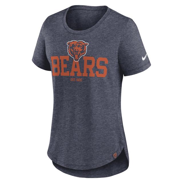 Womens Nike Heather Houston Astros 2024 City Connect Tri-Blend T-Shirt Blue Product Image