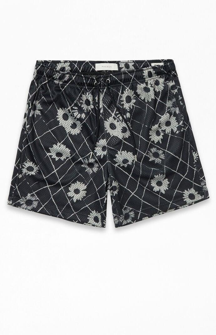 Men's Printed Mesh Basketball Shorts Product Image