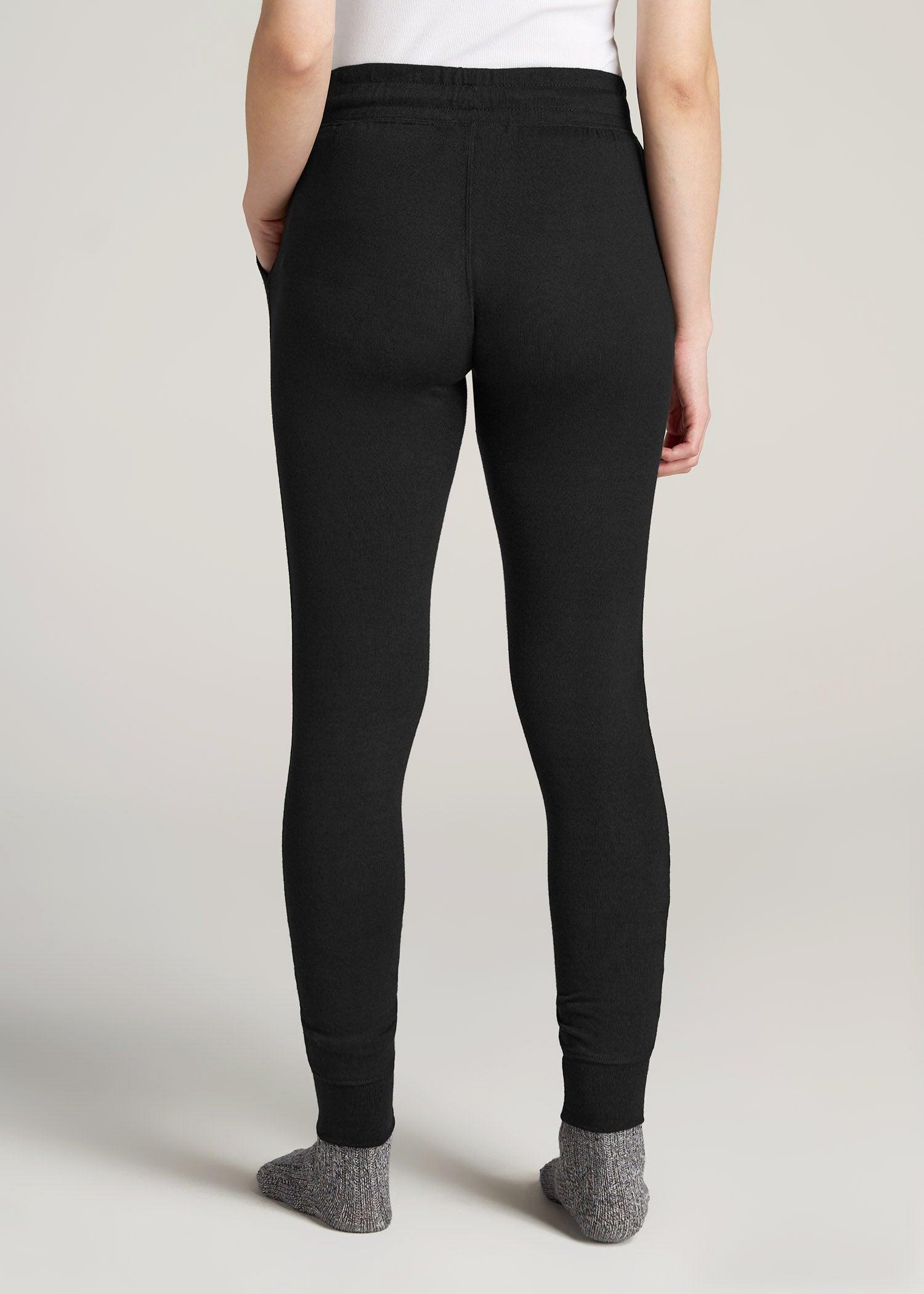 Cozy Lounge Joggers for Tall Women in Black Female Product Image