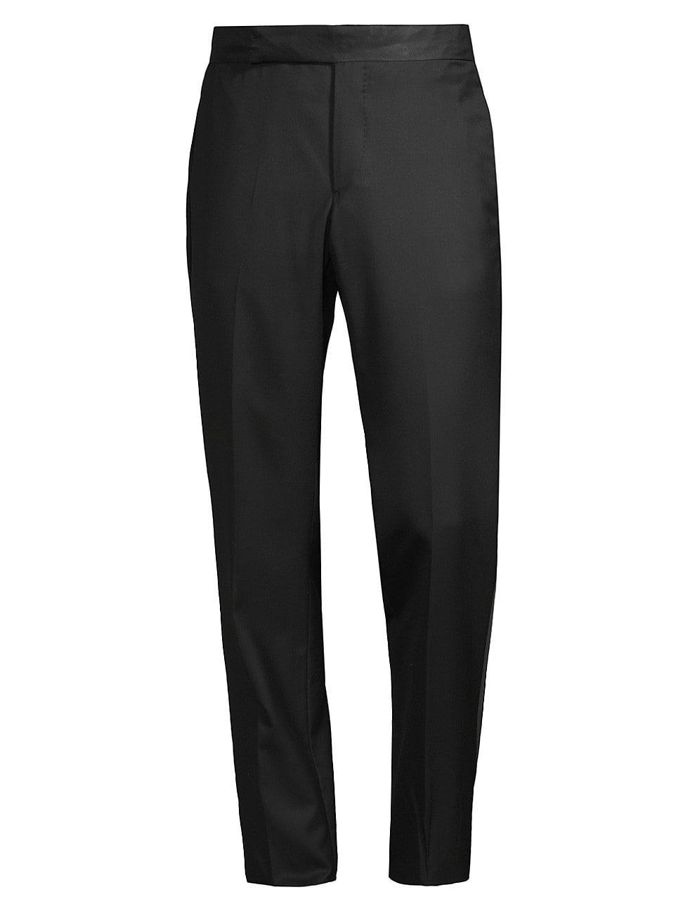 Mens Wool Tuxedo Pants Product Image