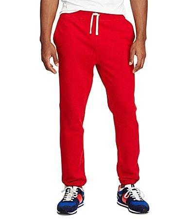 Mens Fleece Drawstring Cuff Sweatpants Product Image