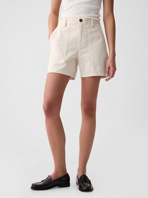 Mid Rise Carpenter Shorts Product Image