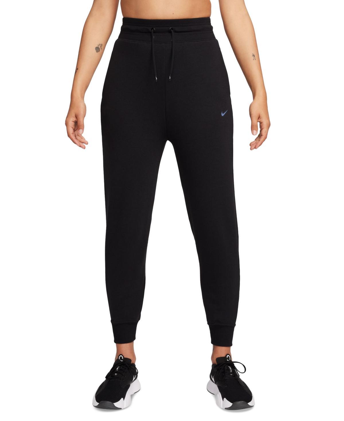 Nike Womens Dri-fit One French Terry High-Waisted 7/8 Joggers Product Image