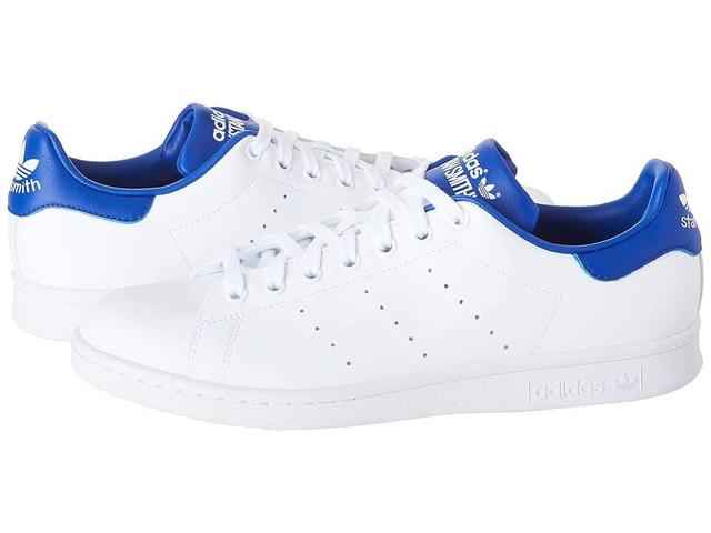 adidas Originals Stan Smith White/Semi Lucid Blue) Men's Classic Shoes Product Image