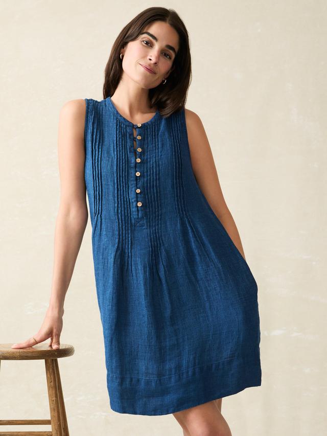 Isha Basketweave Dress - Indigo Female Product Image