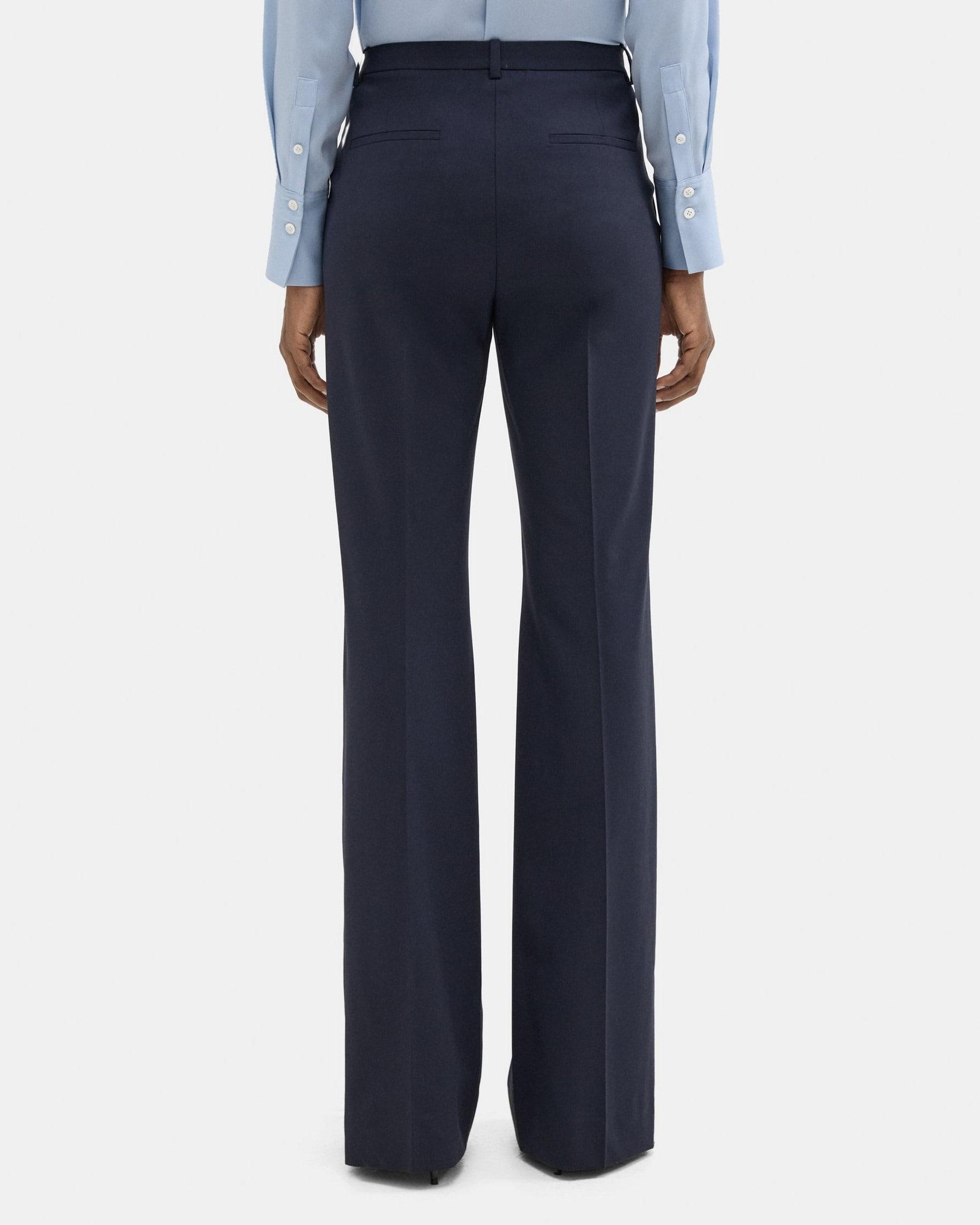 High-Waist Flare Pant in Sevona Stretch Wool Product Image