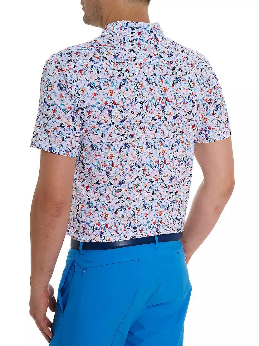 Lucca Floral Polo Shirt Product Image