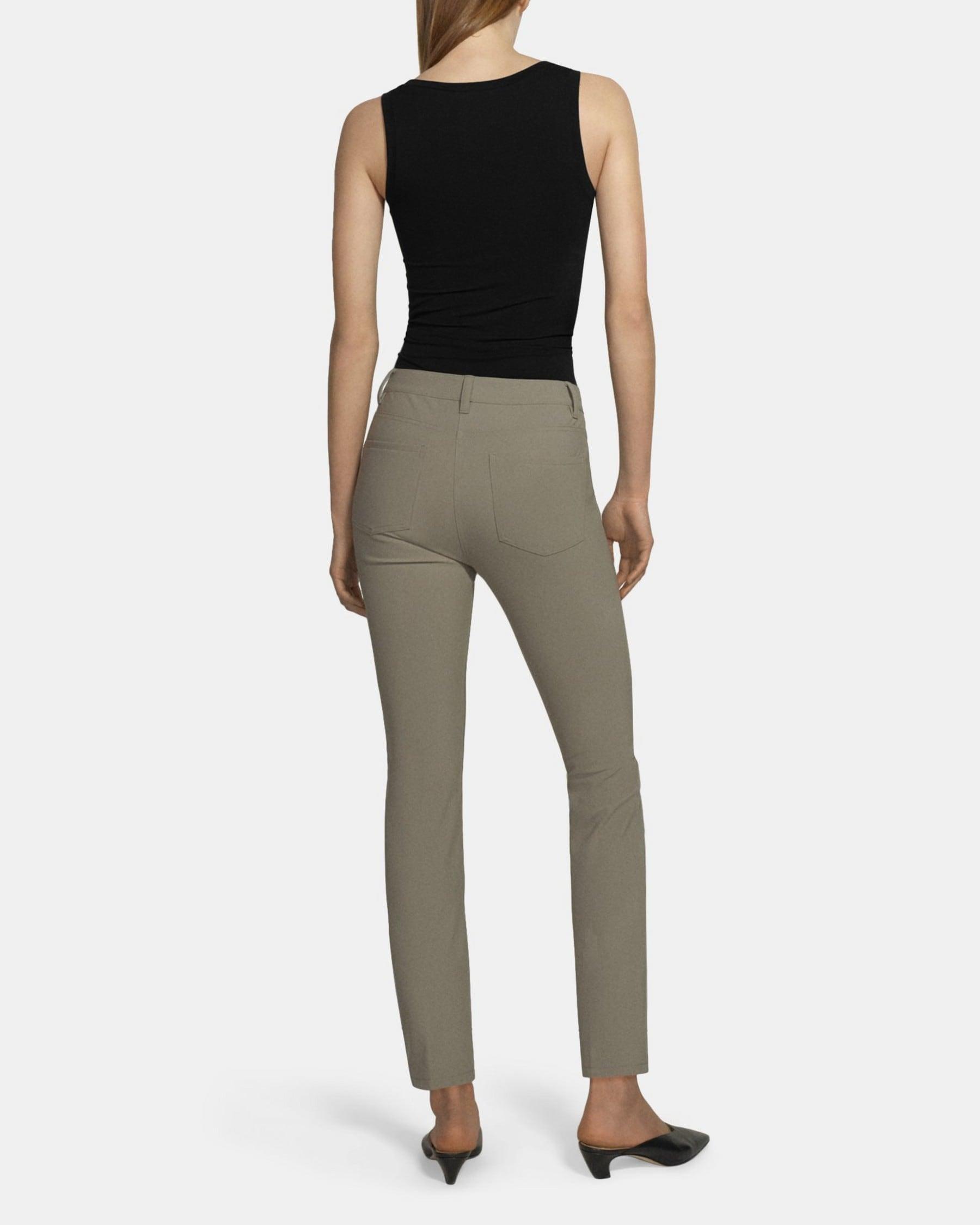 Slim Cropped Pant in Performance Knit Product Image