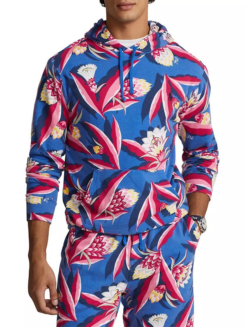 Floral French Terry Hoodie Product Image