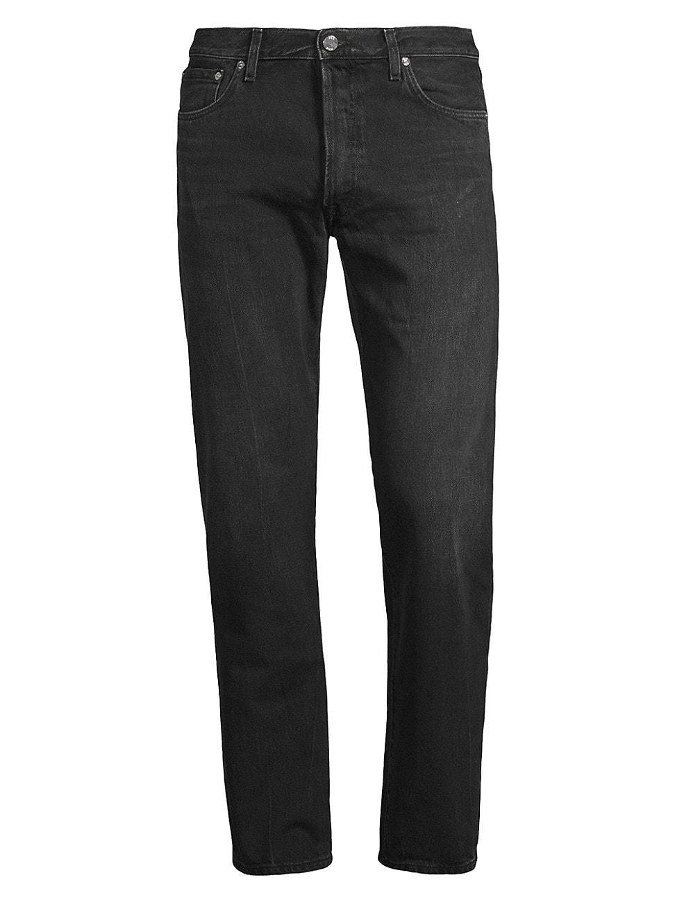 Mens Fading Slim Straight-Leg Stretch Jeans Product Image