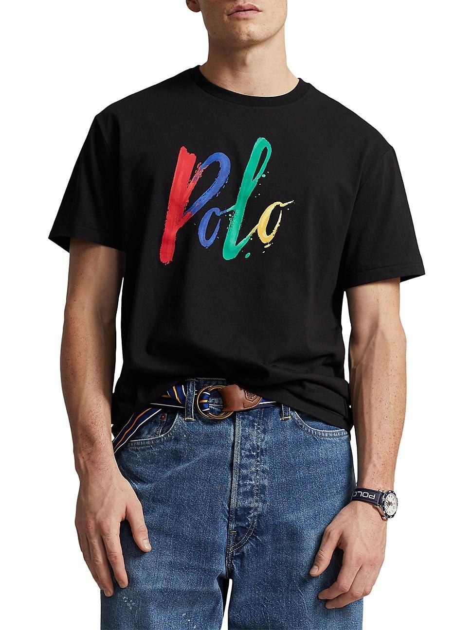 Mens Painterly Logo T-Shirt Product Image