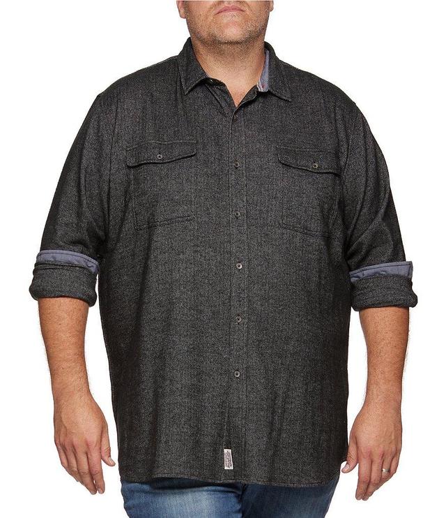 Flag And Anthem Big & Tall Burnsville Stretch Flannel Long Sleeve Woven Shirt Product Image