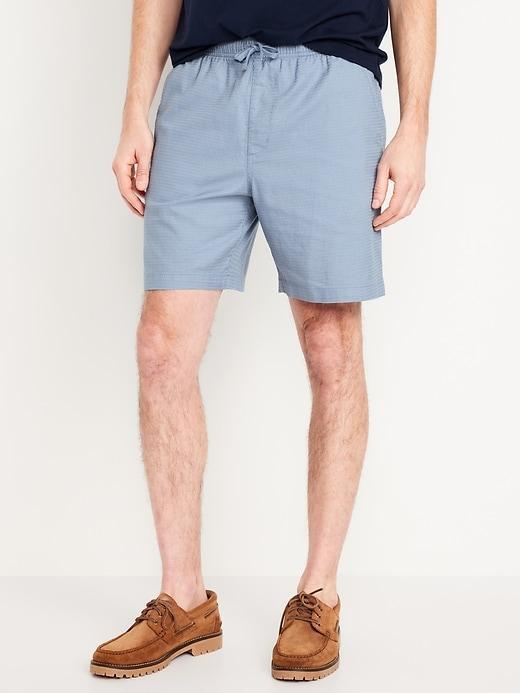 Textured Jogger Shorts -- 7-inch inseam Product Image