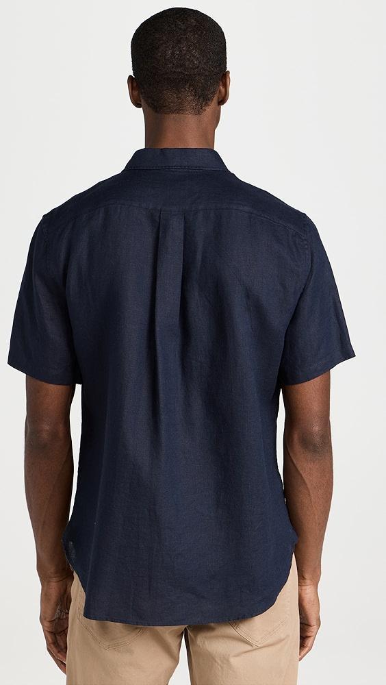 Vince Linen Short Sleeve Shirt | Shopbop Product Image