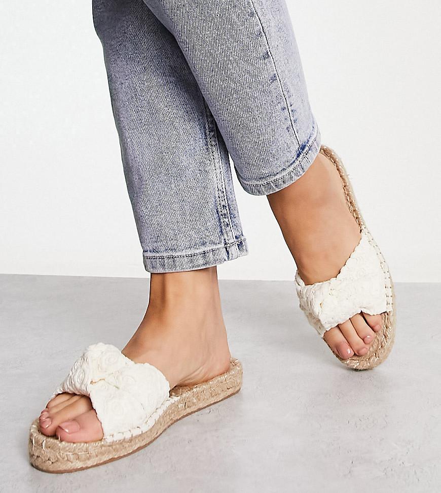 ASOS DESIGN Jade knotted espadrille mules Product Image