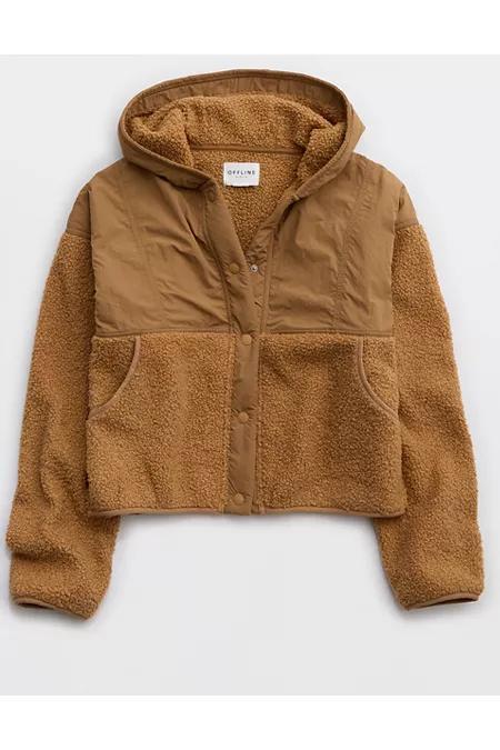 OFFLINE By Aerie Fluff Love Sherpa Jacket Womens Product Image