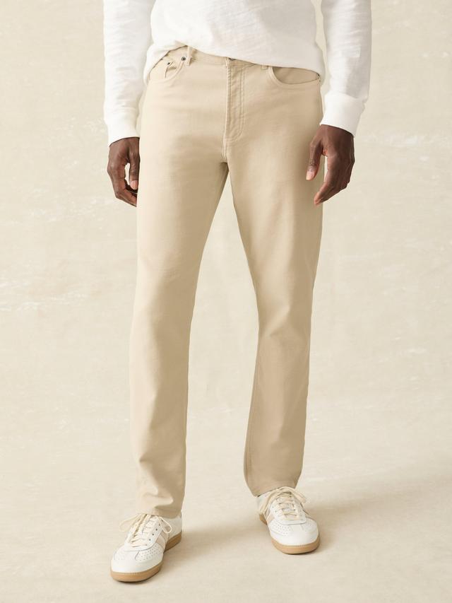 Stretch Terry 5-Pocket Pant - Stone Male Product Image