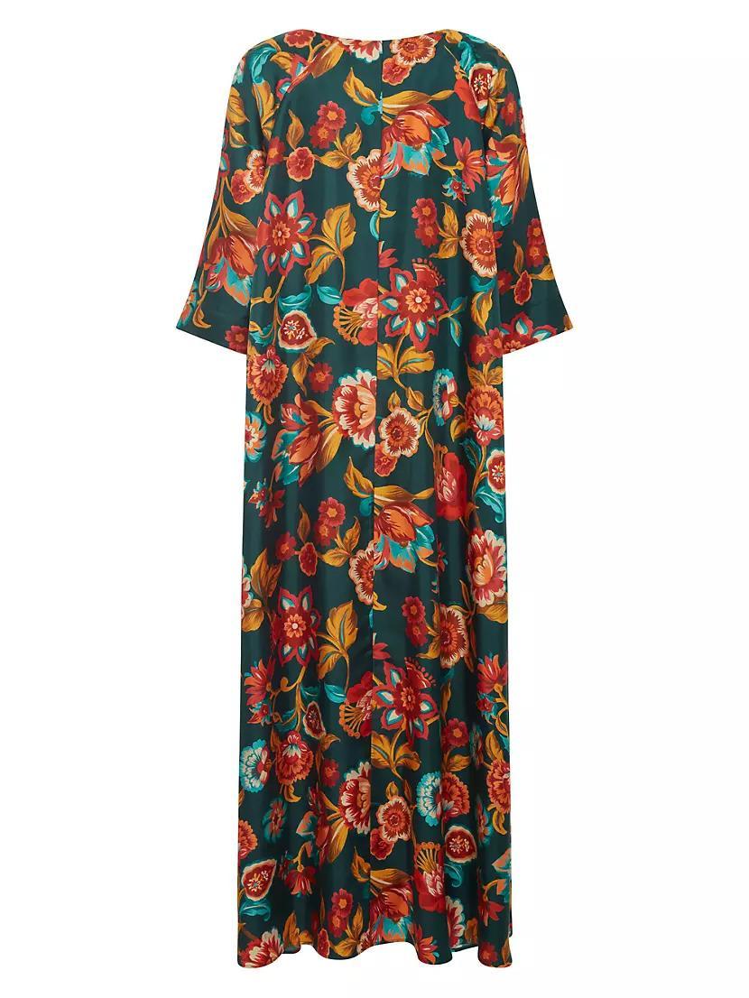 Muumuu Dress Round Neck Product Image