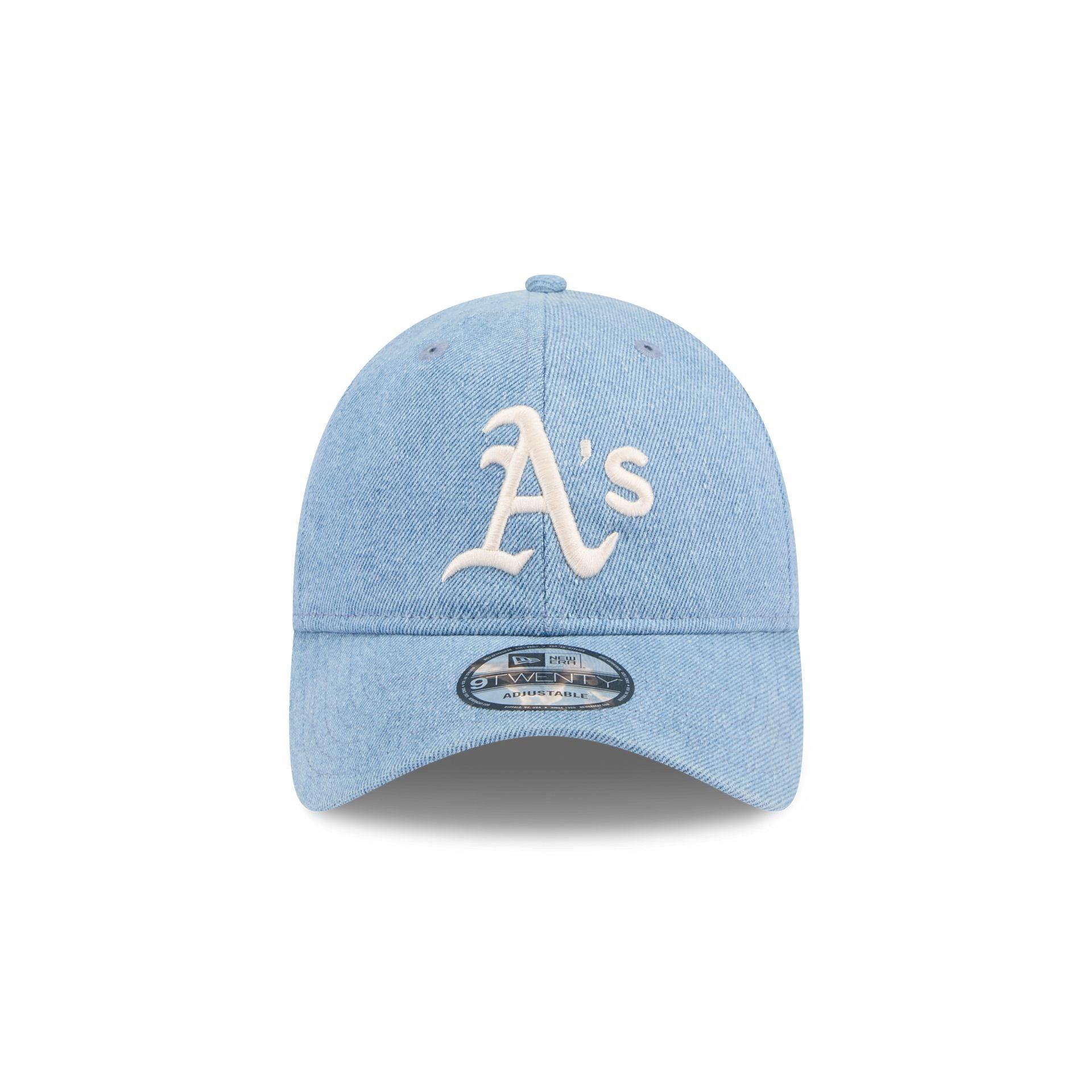 Oakland Athletics Washed Denim 9TWENTY Adjustable Hat Male Product Image