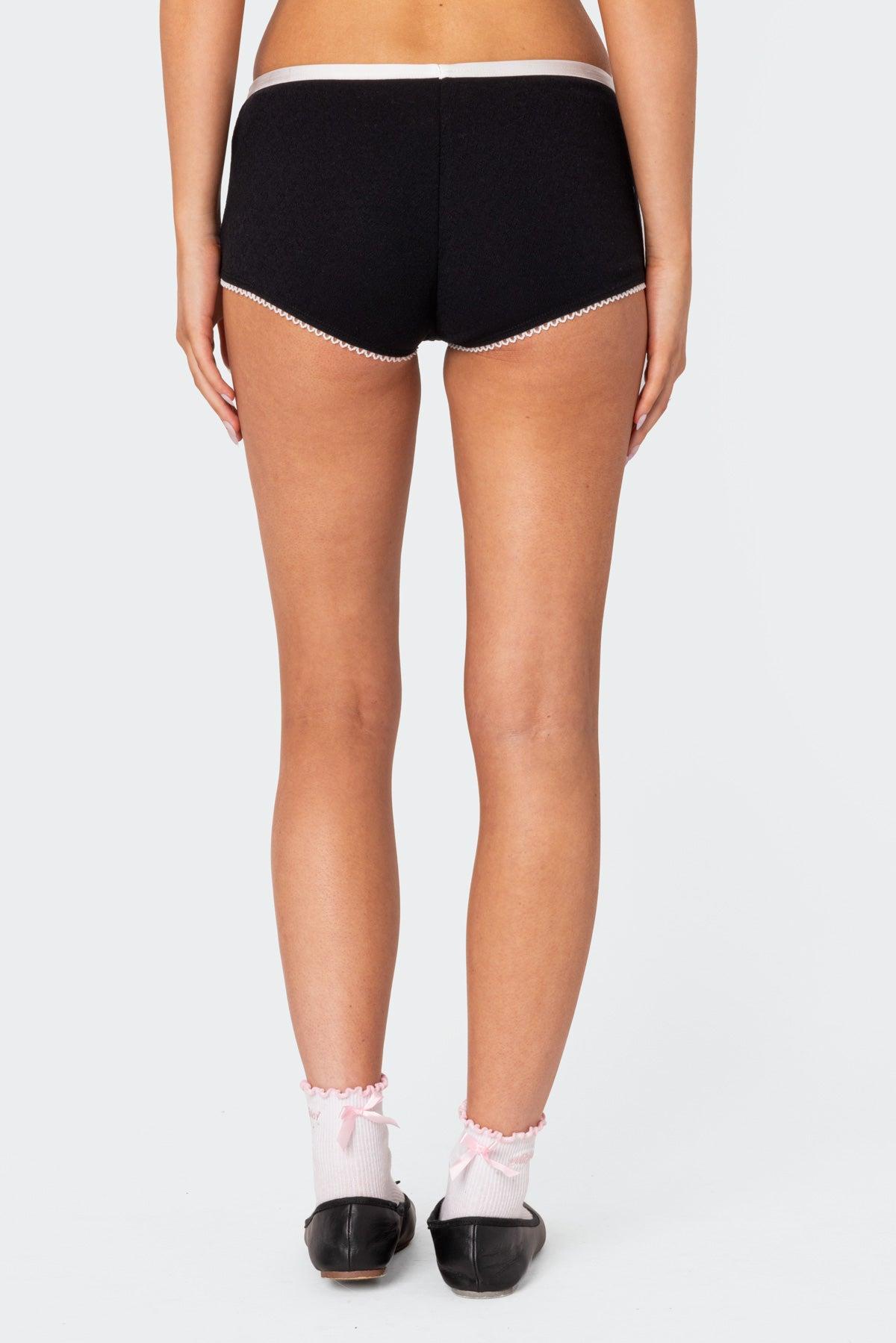 Mariana Pointelle Micro Shorts Product Image