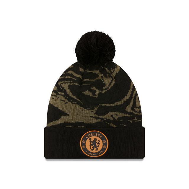 Chelsea FC Swirl Pom Knit Hat Male Product Image