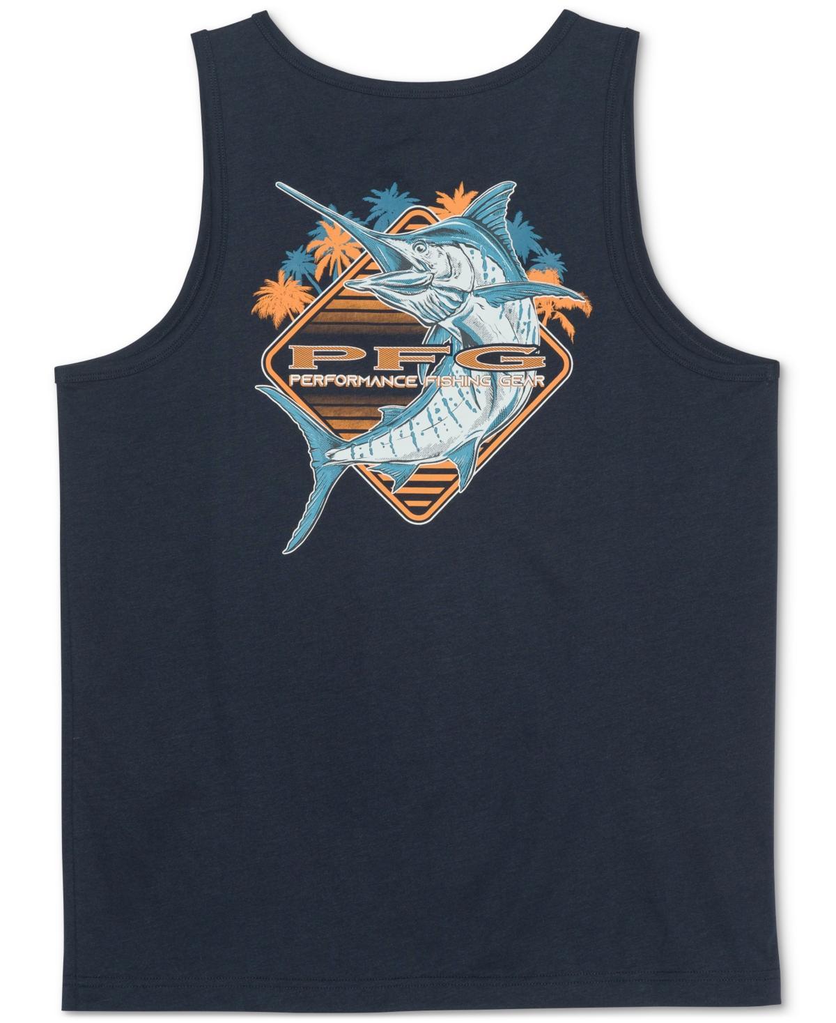 Columbia Mens Performance Fishing Gear Logo Graphic Tank Top Product Image