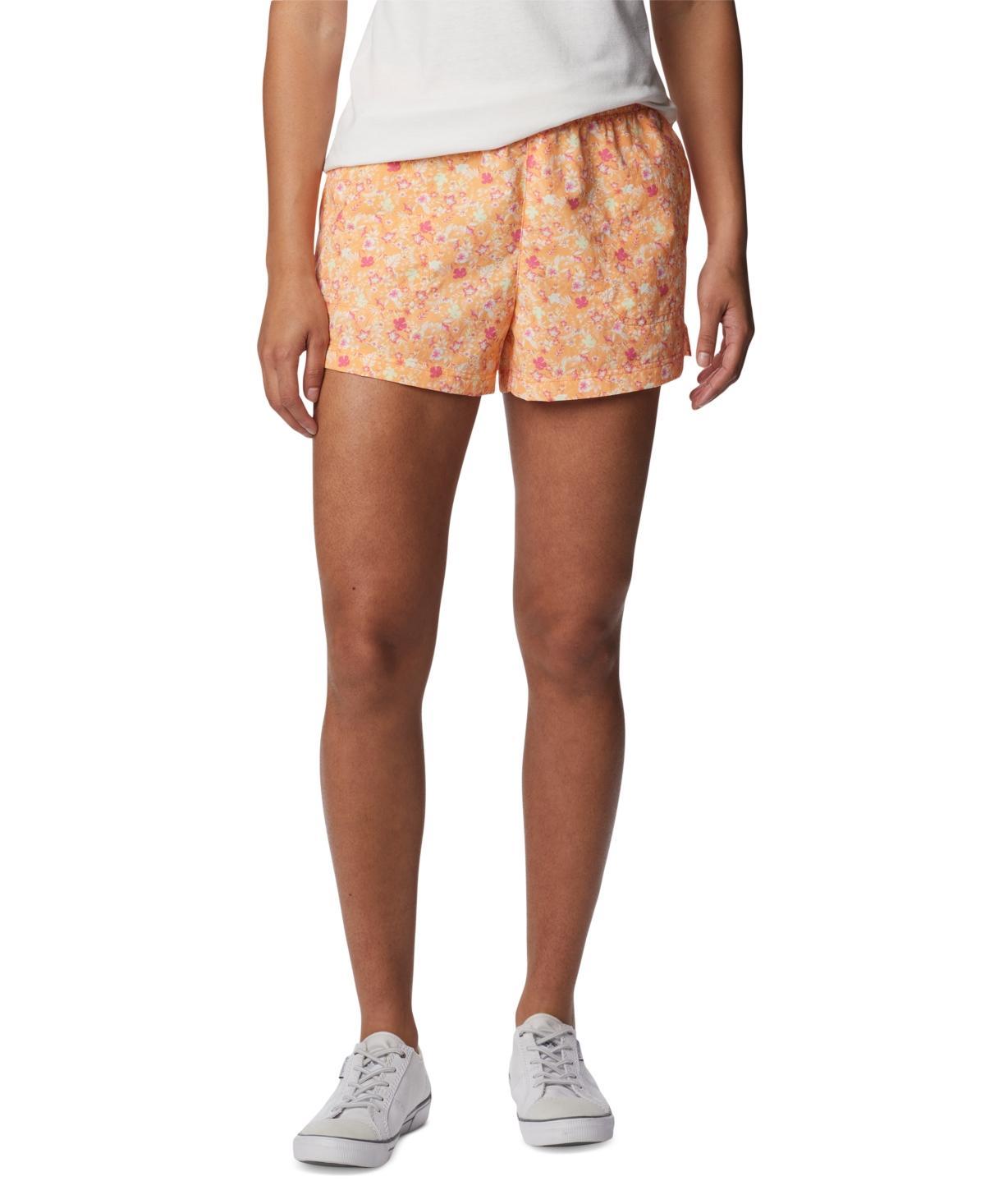 Columbia Sandy River II 3 Printed Shorts (Purple Lotus/Pop Flora) Women's Shorts Product Image