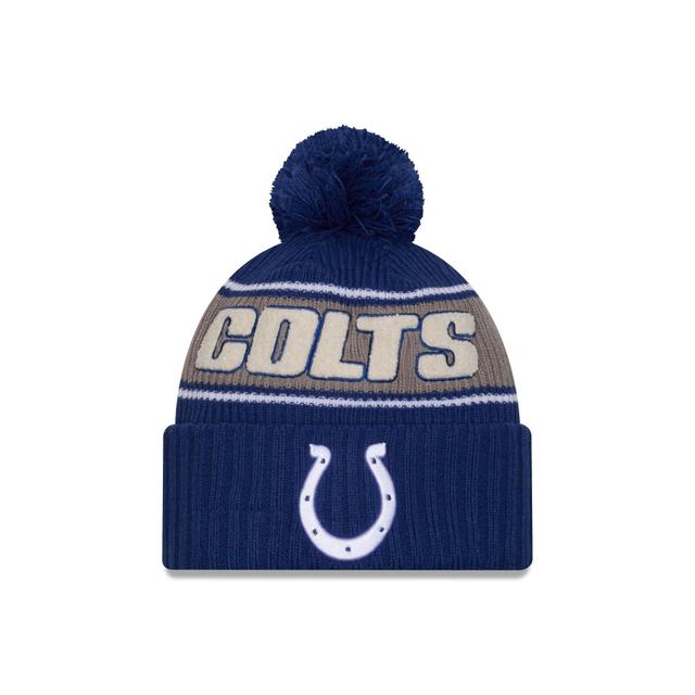 Indianapolis Colts 2024 Cold Weather Sport Pom Knit Hat Male Product Image