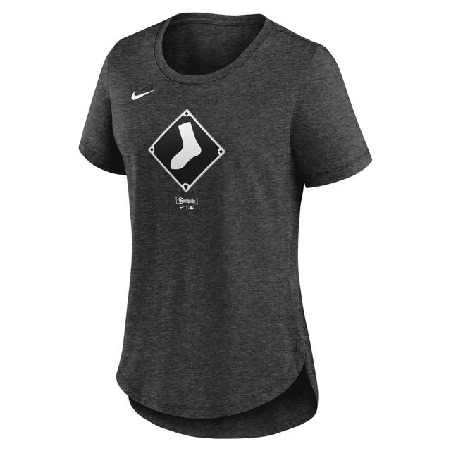 Womens Nike Heather Houston Astros 2024 City Connect Tri-Blend T-Shirt Blue Product Image