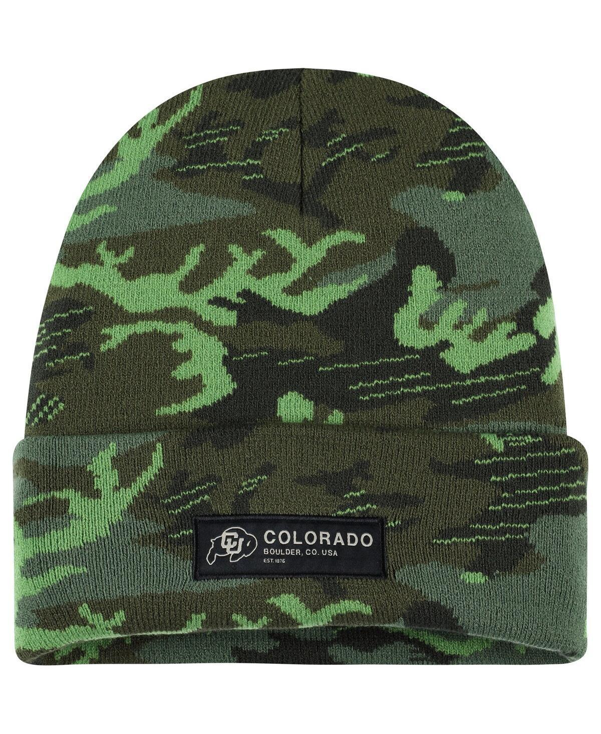 Mens Nike Camo Colorado Buffaloes Veterans Day Cuffed Knit Hat Product Image