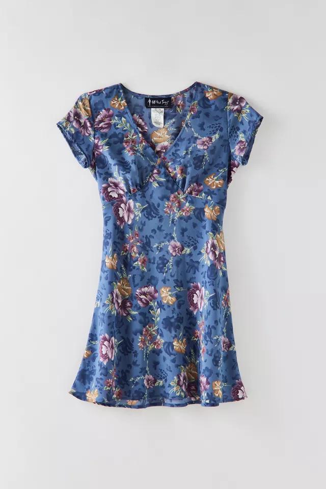 Vintage Floral Mini Dress Product Image