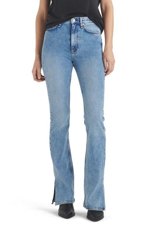 rag & bone Peyton High Waist Slit Hem Bootcut Jeans Product Image