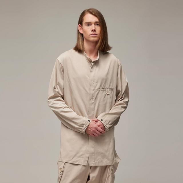 adidas Y-3 Nylon Twill Overshirt Clay Brown L Mens Product Image