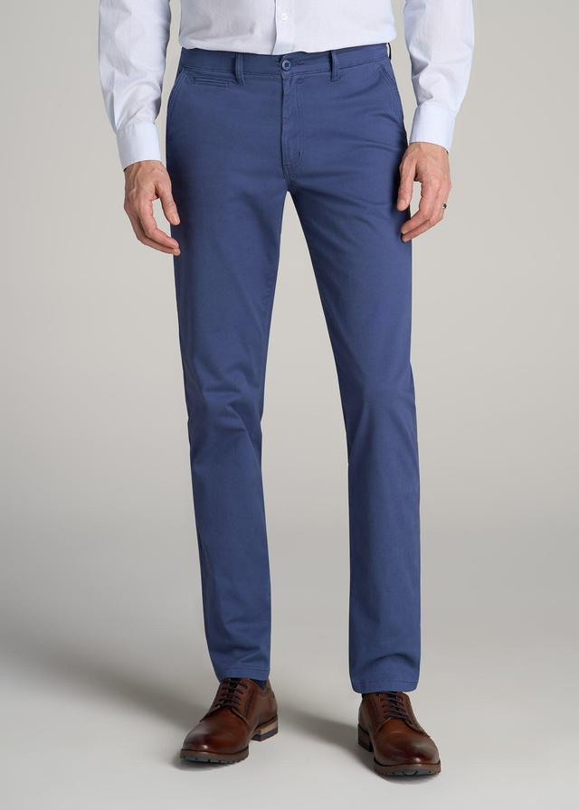 Carman TAPERED Chinos in Steel Blue - Pants for Tall Men Male Product Image