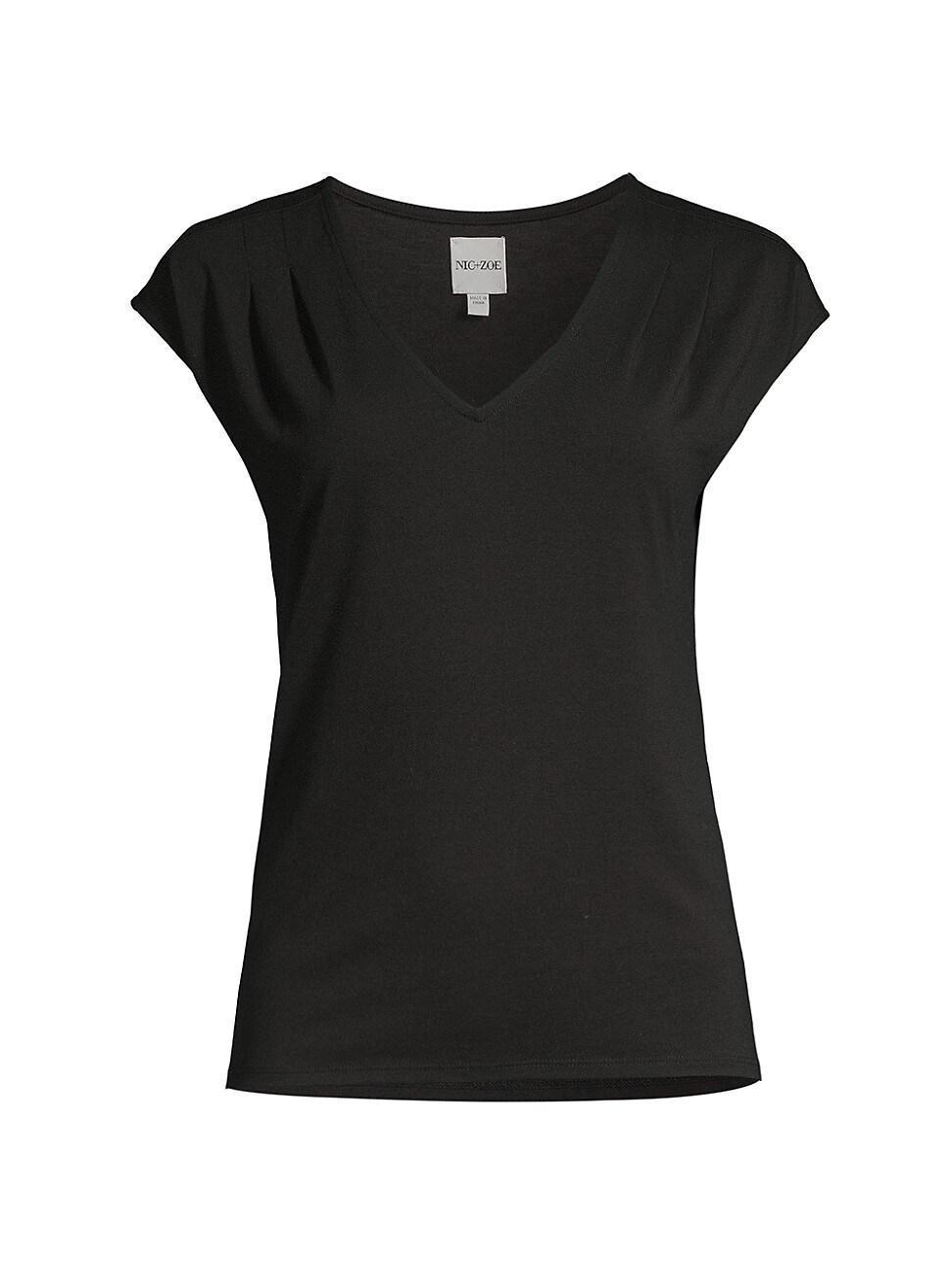 NIC+ZOE Everyday Jersey Cap Sleeve Top Product Image