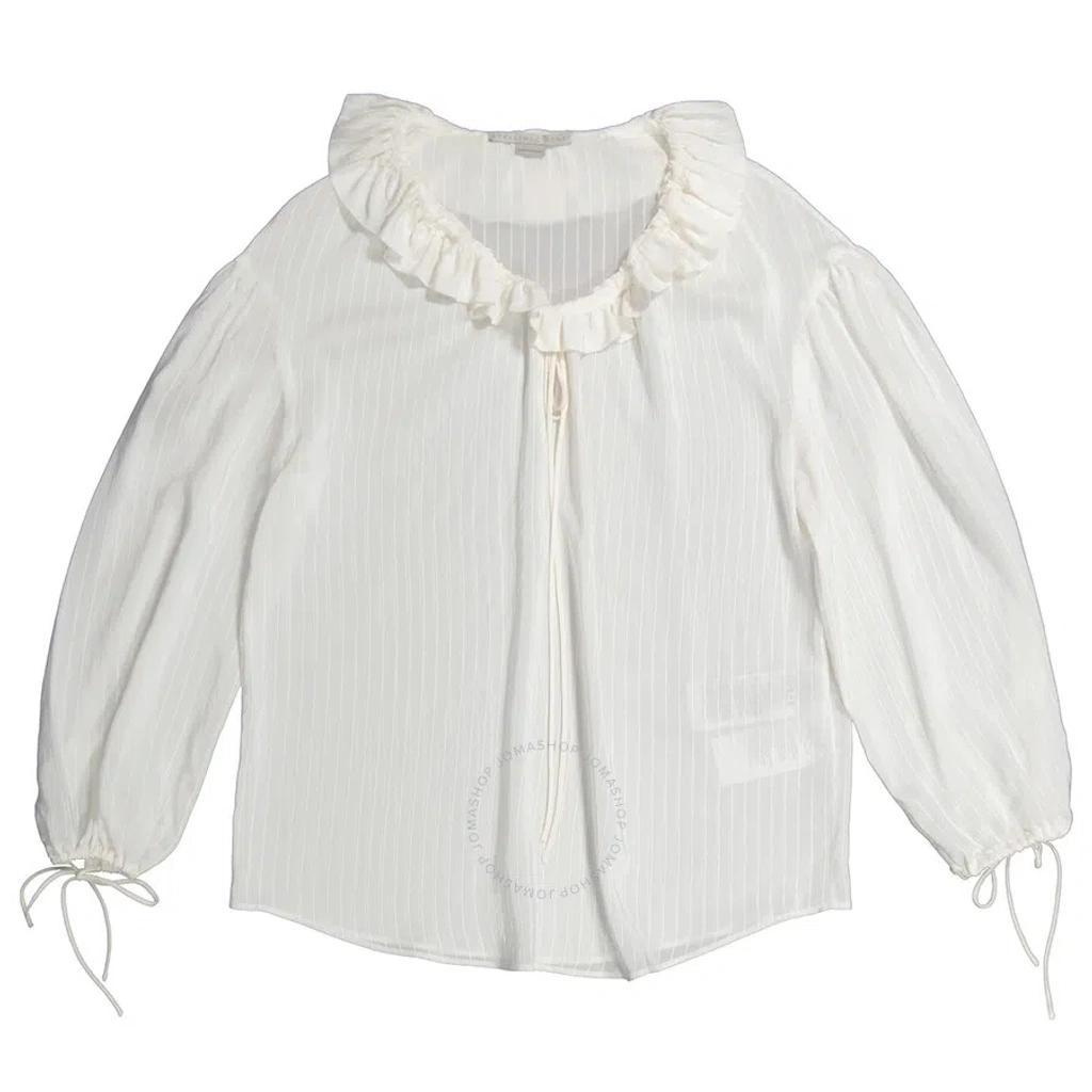 White Pinstripe Blouse product image